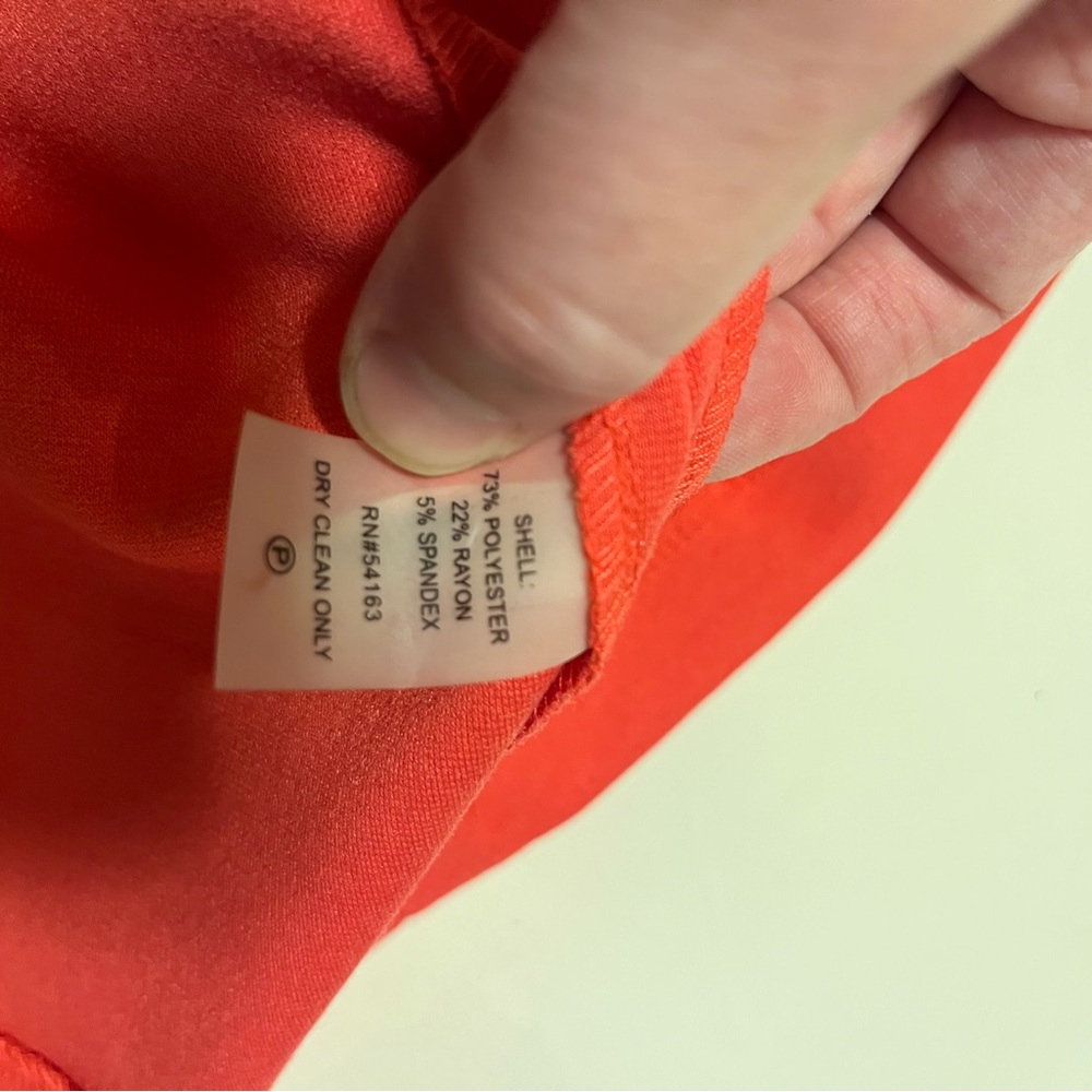 Ivanka Trump coral Midi Dress with Pleated Detail - Picture 5 of 5